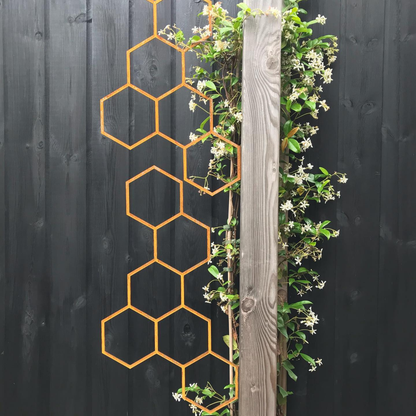 Hexagon Corten - 70x38cm